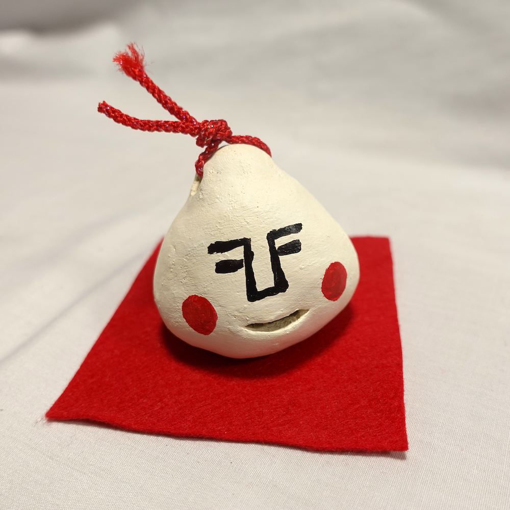 「見本・人面土鈴-1」