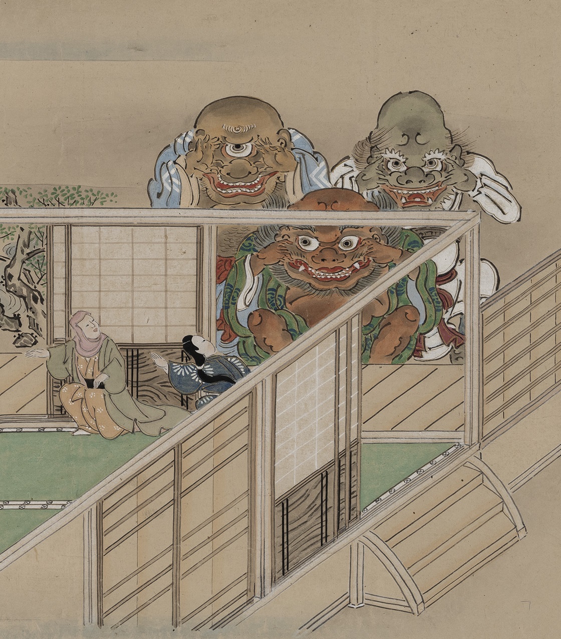 「変化絵巻」下巻(部分)